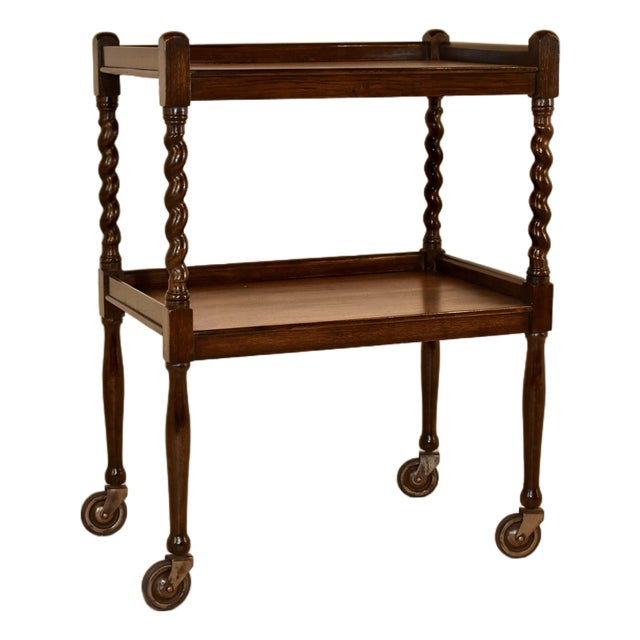 English Edwardian Drinks Cart, Circa 1900 For Sale