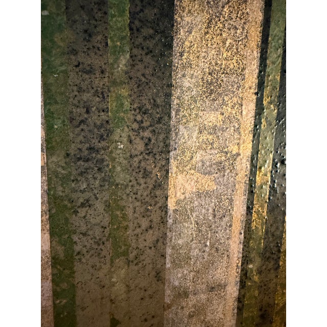 Green Original Abstract Mixed Media Painting by Charles Schweigert For Sale - Image 8 of 11