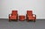 Art Deco Black Walnut and Veneered Armchairs & Ottoman, Hungary, 1930s, Set of 3 For Sale - Image 4 of 18
