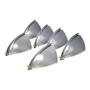 Artemide by Ernesto Gismondi for Veart Murano Glass and Metal Wall Lamp Sconces, Italy - Set of 6