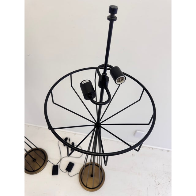 Pair of Tony Paul Designed Floor Lamps, Hb Architectural Lighting, 1990s For Sale - Image 10 of 15
