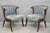 Vintage French Hollywood Regency Mahogany Saber Leg Parlor Lounge Chair - A Pair For Sale - Image 16 of 16