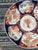 Large Antique Japanese Imari 18" Charger Platter 6 Panel. Hand Painted For Sale In San Francisco - Image 6 of 10