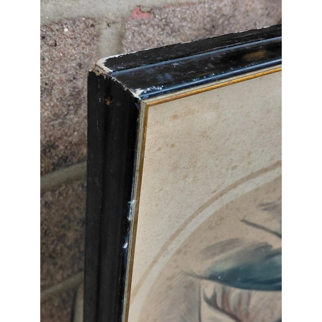 Framed Signed Louis Stanislas Marin-Levigne Lithograph and Print No. 3 For Sale - Image 9 of 9