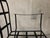 Black Set of 2 Garden or Dinning Armchairs in Black Wrought Iron, Indoor & Outdoor For Sale - Image 8 of 18