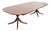 Kindel Furniture Georgian Mahogany Double Pedestal Extension Dining Table, Newly Refinished For Sale