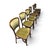 Classic Dining Chairs with Velvet Upholstery from Thonet, 1960s, Set of 6 For Sale - Image 8 of 13