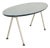 Herman Miller Style Modern Oval Dining Table or Library Table For Sale