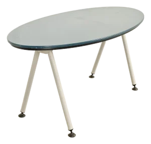 Herman Miller Style Modern Oval Dining Table or Library Table