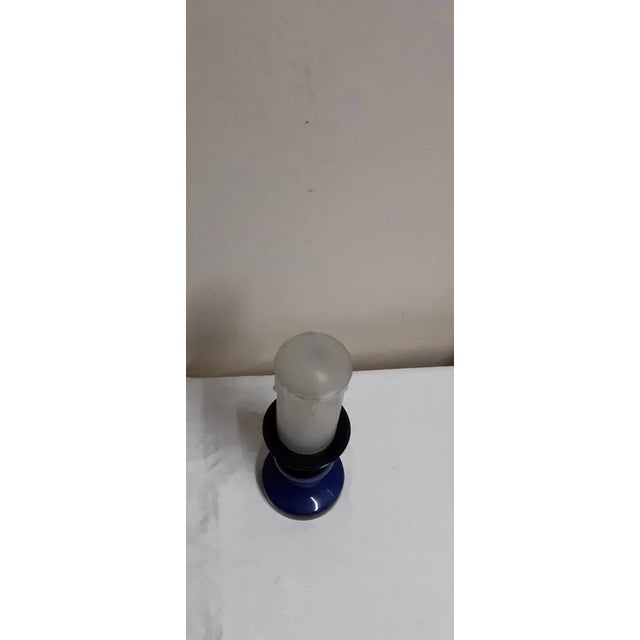 Ceramc Candle Table Lamp, 1970s For Sale - Image 3 of 7