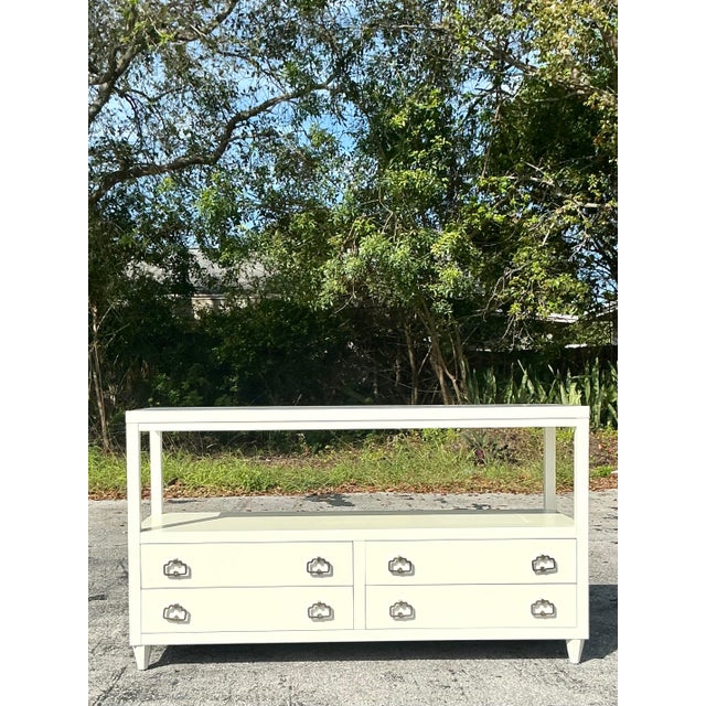 Vintage Regency Alexa Hampton for Hickory Chair Credenza For Sale - Image 11 of 11