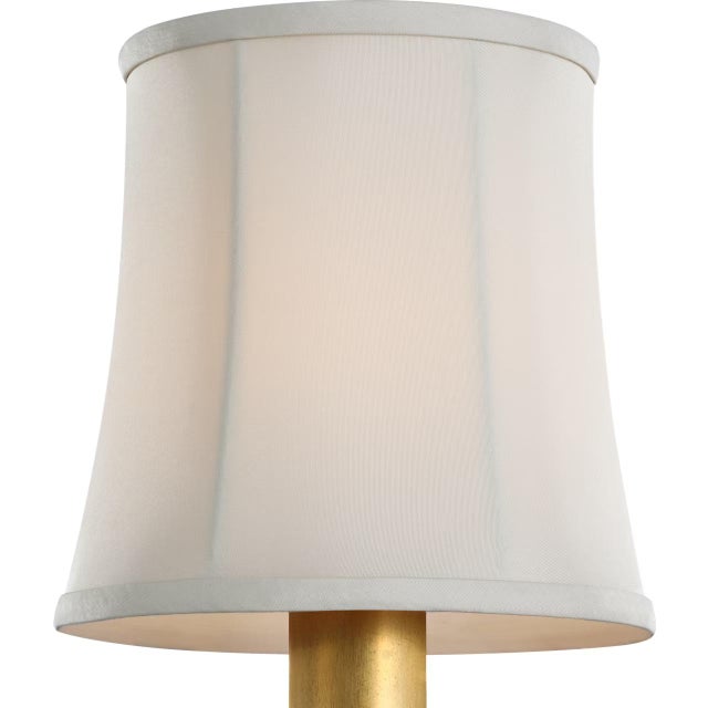 Transitional Visual Comfort Signature 5" Champagne Silk Soft Empire Shade For Sale - Image 3 of 3