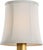 Transitional Visual Comfort Signature 5" Champagne Silk Soft Empire Shade For Sale - Image 3 of 3