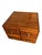 Brown Vintage Macey Library Card Catalog – Four Drawer Wood Cabinet With Brass Hardware For Sale - Image 8 of 13