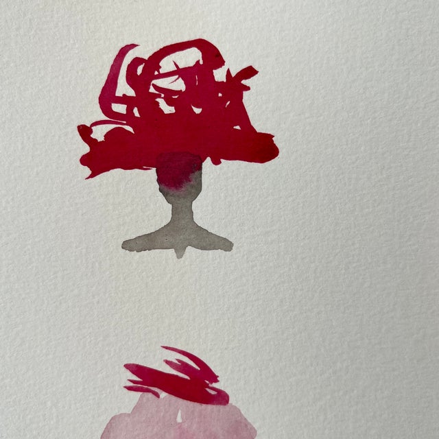 Contemporary Ink Wash Dress by Jo Baskerville For Sale - Image 3 of 12