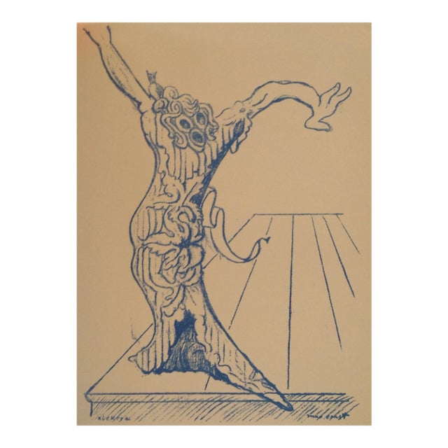 Max Ernst Original Lithograph Electra 1959 for XXe Siecle For Sale