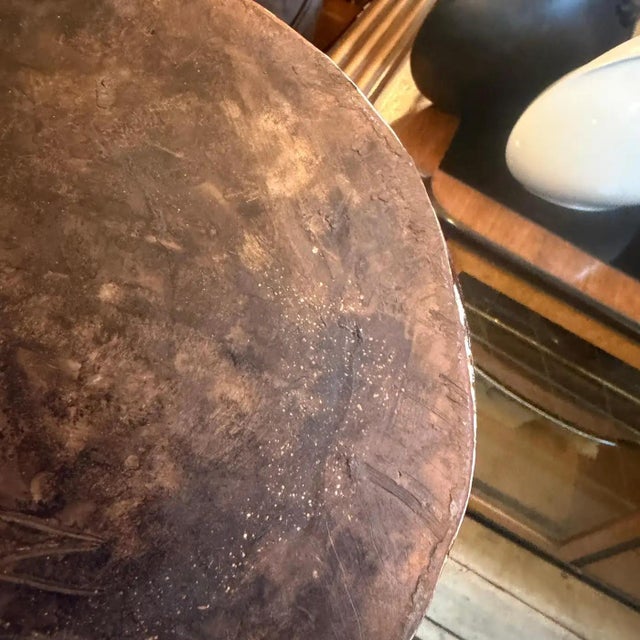 Guido Gambone 1960s Guido Gambone Style Organic Modern Brown and White Ceramic Italian Vase For Sale - Image 4 of 14