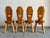 Rustic Wooden Chairs, Italy, Set of 4 For Sale - Image 6 of 18