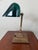 Brass 1930s Emerallite Bankers Desk Lamp by McFaddin & Co. New York, With Adjustable Shade and Stem For Sale - Image 8 of 12
