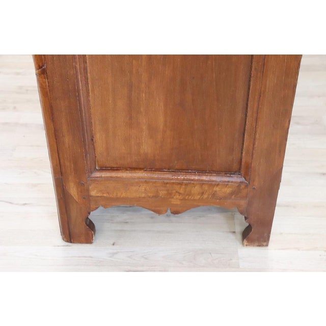 Antique Poplar Wardrobe, Early 18th Century For Sale - Image 12 of 17