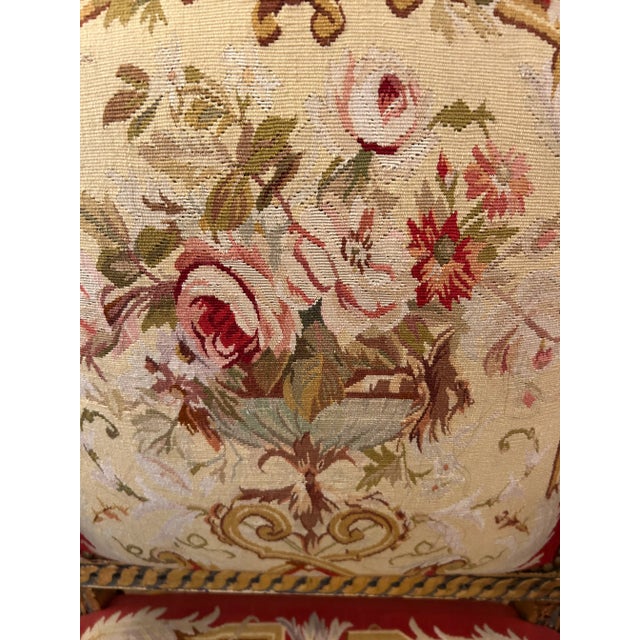 Giltwood & Tapestry Armchair For Sale - Image 14 of 16