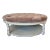 A.r.t. Transitional Mauve Velvet Tufted Ottoman For Sale