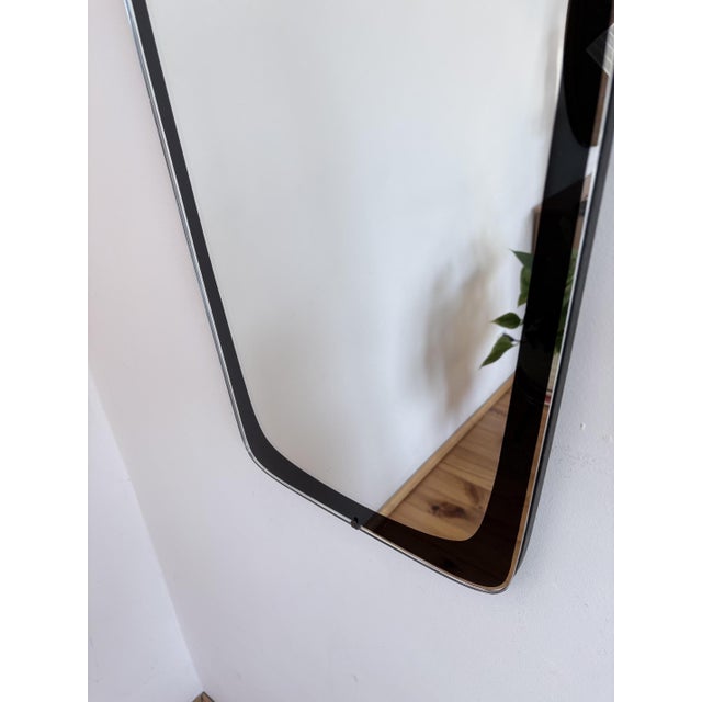 1960s Large Asymmetrical Crystal Mirror, 1960s For Sale - Image 5 of 13