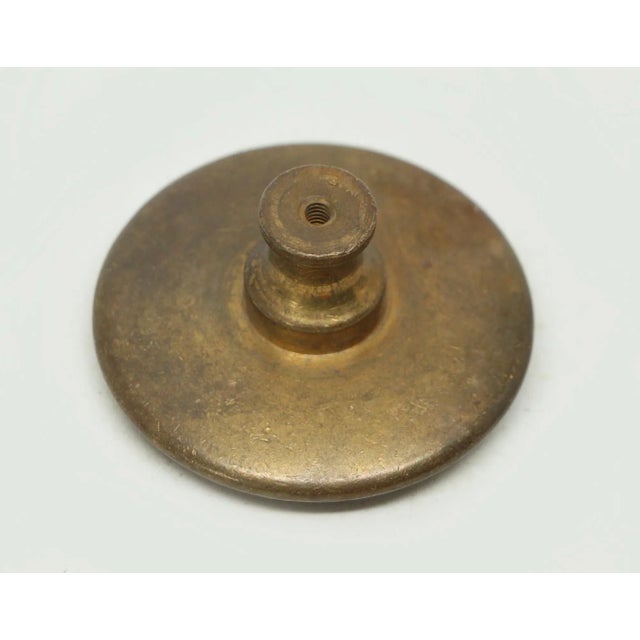 Antique Flat Spherical Drawer Pull For Sale - Image 4 of 5