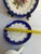 Vintage 1950's Kunst Hummendorf Kronack Bavaria Germany Porcelain Tea Set Trio Cobalt Blue Gold Tea Cup Saucer Dessert Plate For Sale - Image 16 of 18