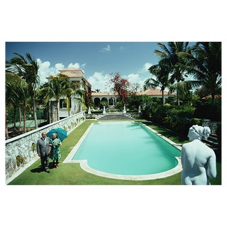 Slim Aarons, Lyford Cay, Estate Stamped Photographic Print For Sale