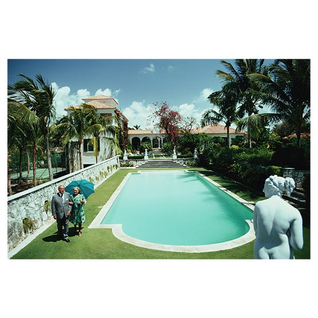 Slim Aarons, Lyford Cay, Estate Stamped Photographic Print For Sale