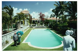 Slim Aarons, Lyford Cay, Estate Stamped Photographic Print
