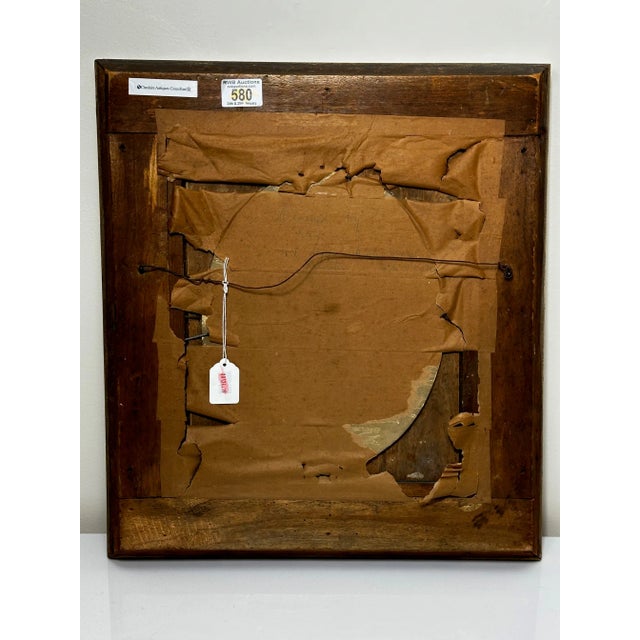 19th Century Oil Painting Portrait Young Dutch Hague Lady Nobility Framed For Sale - Image 4 of 12