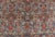 Red Antique Persian Bidjar Gallery Rug With Blue-Grey Field and Red Herati Design For Sale - Image 8 of 16