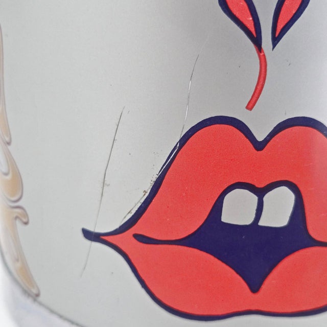 Vintage Psychedelic Pop Groovy Ice Bucket by Peter Max, 1970s For Sale - Image 10 of 13