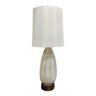 Revelation Murano Style Venezia Forte Glass Table Lamp For Sale