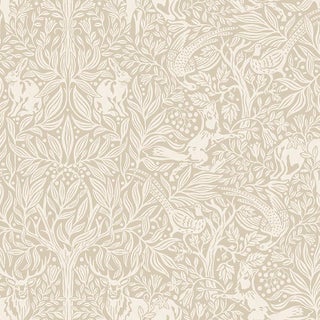 Boråstapeter Under The Elder Tree Wallpaper In Stone For Sale