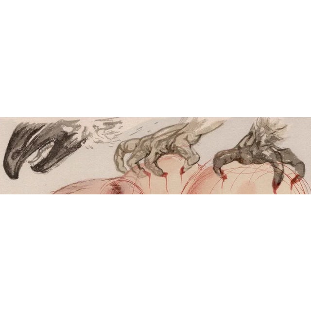 Salvador Dali, The Eagle of Grace, 1964, Original Woodcut For Sale - Image 4 of 9