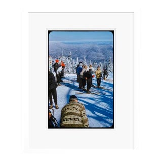 Classic Retro Ski Scene 1955 by Toni Frissell Framed C Print For Sale