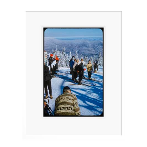Classic Retro Ski Scene 1955 by Toni Frissell Framed C Print