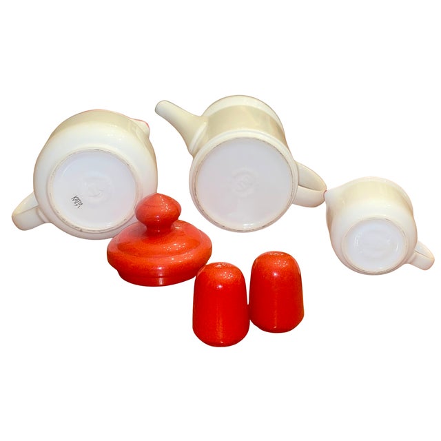 1970s Arabia Finland "Katja" Ceramic Coffee & Breakfast Set - 10 Pieces For Sale In Atlanta - Image 6 of 7