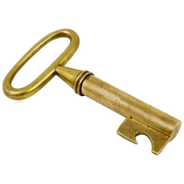 Brass Key Cork Screw, Bottle Opener attributed to Carl Auböck, Austria, 1950s For Sale - Image 11 of 11