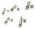 Vintage Model 36 Wall Lamps by Gino Sarfatti for Arteluce, 1950s, Set of 5 For Sale