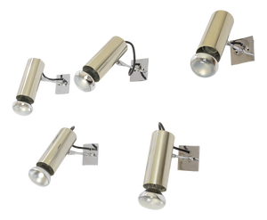 Vintage Model 36 Wall Lamps by Gino Sarfatti for Arteluce, 1950s, Set of 5