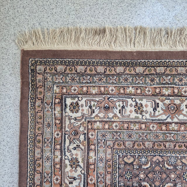 Handwoven Wool Herati Rug, 1960s For Sale - Image 4 of 10