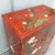 Wood Vintage Chinese Red Hand Painted Armoire/Caninet For Sale - Image 7 of 11