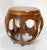 Wood Mid-Century Asian Modern Chinoiserie Rosewood Stool For Sale - Image 7 of 8