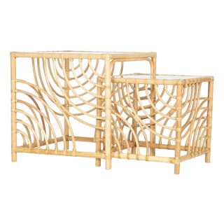 Swirl Nesting Tables - Natural For Sale