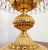 French Hollywood Regency Table Lamp in Gilt Brass with Cascading Crystal Prisms, 1950s For Sale - Image 6 of 18