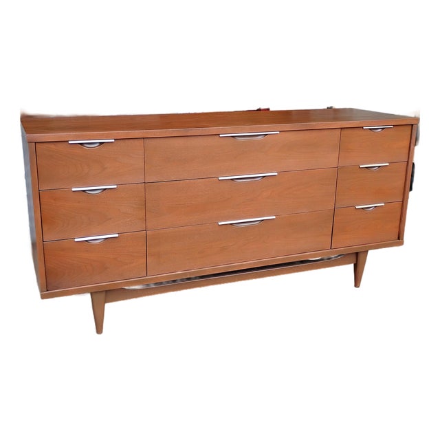 Kent Coffey Tableau Lowboy Dresser Mid Century Modern For Sale